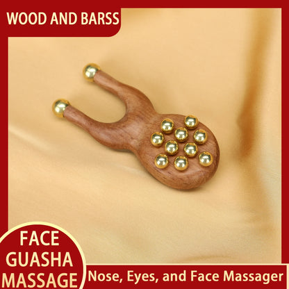 Guasha Face Facial Massager Tool Kansa Wand