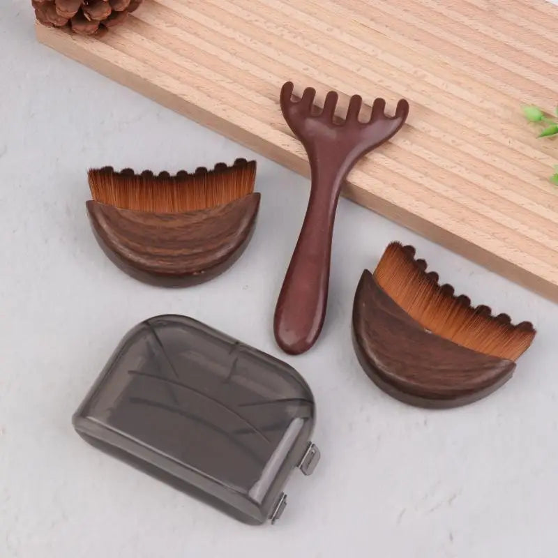 Soft Ergonomic Lymphatic Contour Brush Dry Brushing Face Brush Lymphatic Drainage Massager For Face Sculpting Face Skin Care