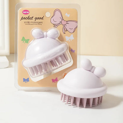 Silicone Shampoo Scalp Hair Massager Head Body Massage Comb Scalp Massage Brushes Comb Spa Massage Brush Dual Use of Dry and Wet