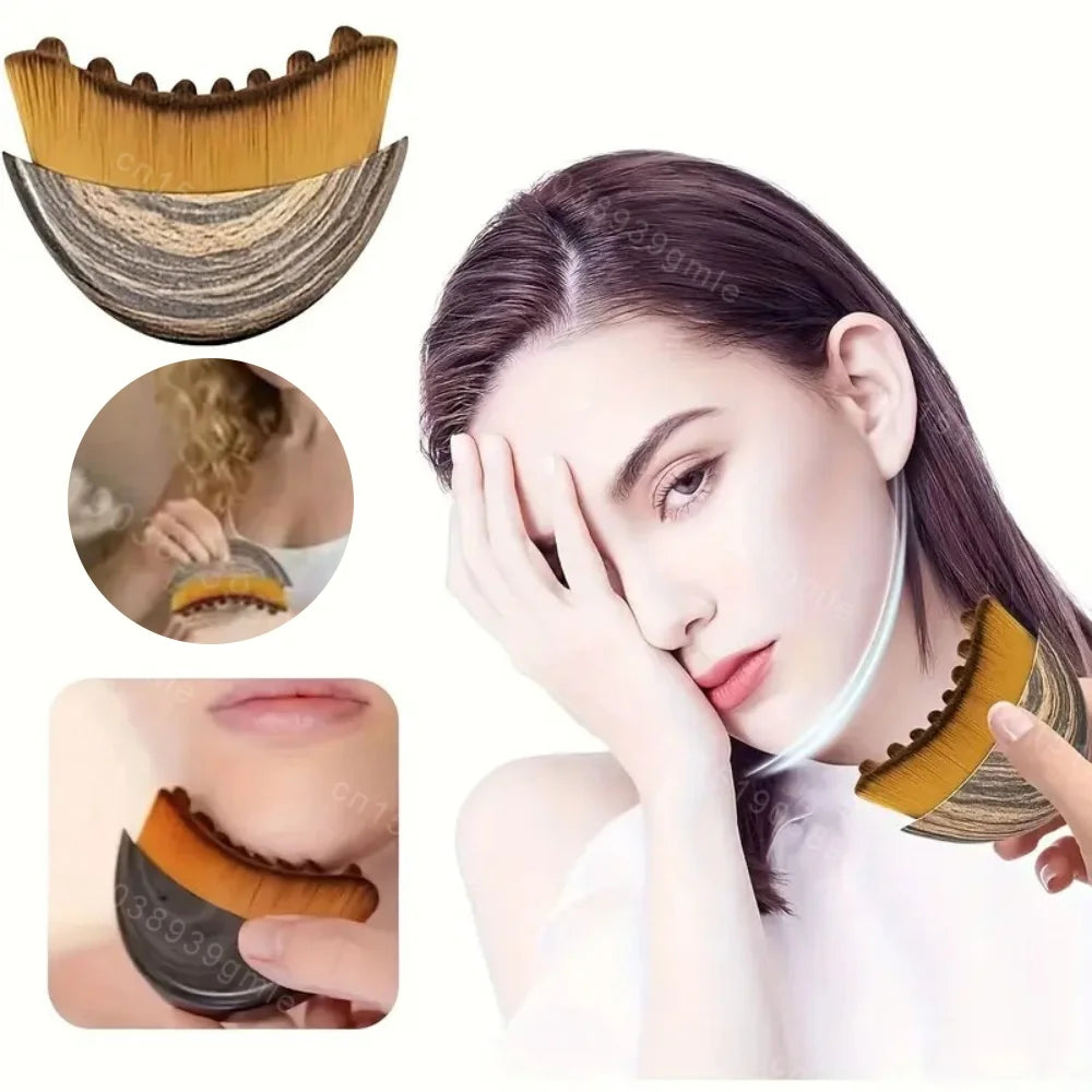 Spa Body Brush Dry Brushing Face Brush Lymphatic Drainage Massager for Face Dry Skin Body Brush Blood Circulation Massage Tools