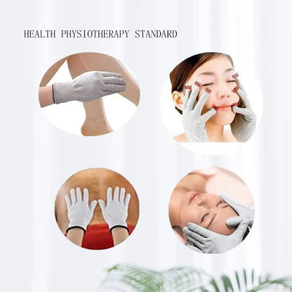 Hot Sale TENS/EMS Massage Gloves 4 Mode Palm Muscle Stimulator Portable Beauty Physiotherapy Handheld Pain Relief Massager Glove