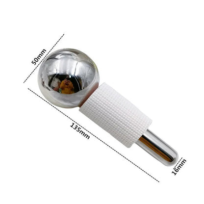 Face Massager Lifting for Wrinkles Stainless Steel Ice Ball Eye SPA Body Massage Facial Relax Beauty Tools Skincare
