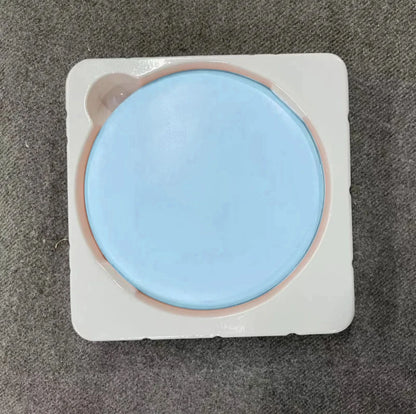 Personalized Small LED Light Cosmetic 2 Side Folding Makeup Compact Pocket Mirror Women Luminous Effect Pink White Mini Mirror