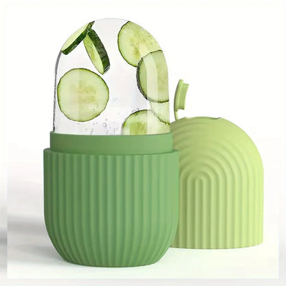 Silicone Ice Mold For Face Beauty Facial Ice Cube Mold Ice Roller For Face And Eye Icing Gua Sha Face Massage Skin Care Tool