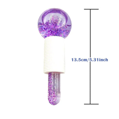 2 PCS Facial Ice Ball Mold - Reusable Cryo Globes for Skin Tightening Reduce Puffiness Dark Circles Cold Therapy Tools for Face
