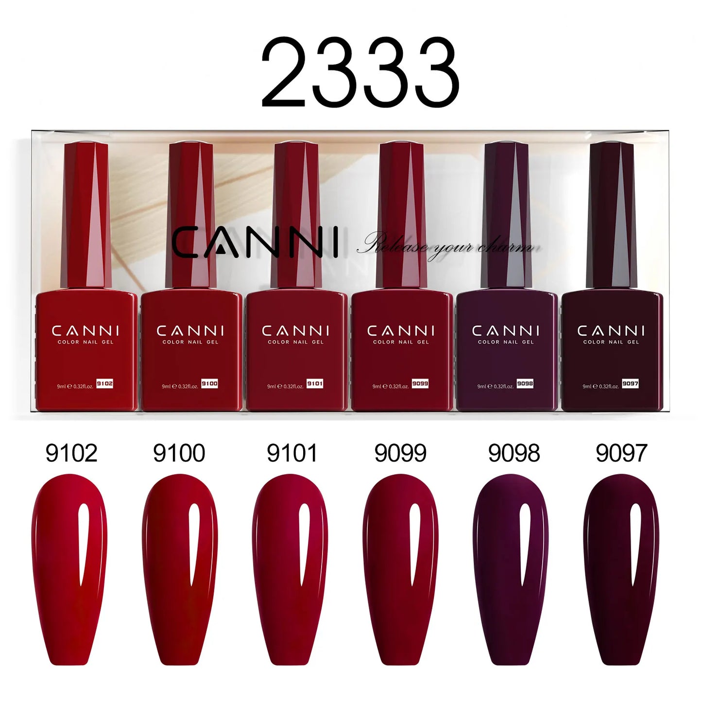 CANNI Nail Gel Polish Set HEMA TPO FREE Jelly Nude Color Rubber Base UV Construction Gel Semi Permanent Soak off UV LED Gel Nail