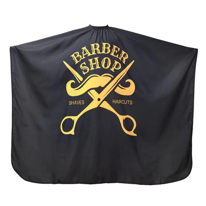 Barber Black Haircut Cloth Hairdresser Apron Hair Cut Cape Hairdress Gown Hairdressing Coat Barbershop Salon Accessory