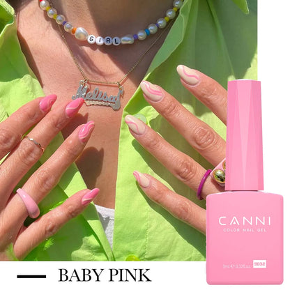CANNI Nail Gel Polish Set HEMA TPO FREE Jelly Nude Color Rubber Base UV Construction Gel Semi Permanent Soak off UV LED Gel Nail