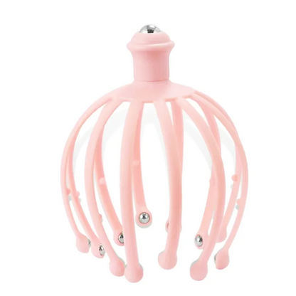 Head Massager Scalp 9 12 Claws Neck Comb Roller 9 Finger Steel Ball Hand Held Relax Spa Hair Care in Home