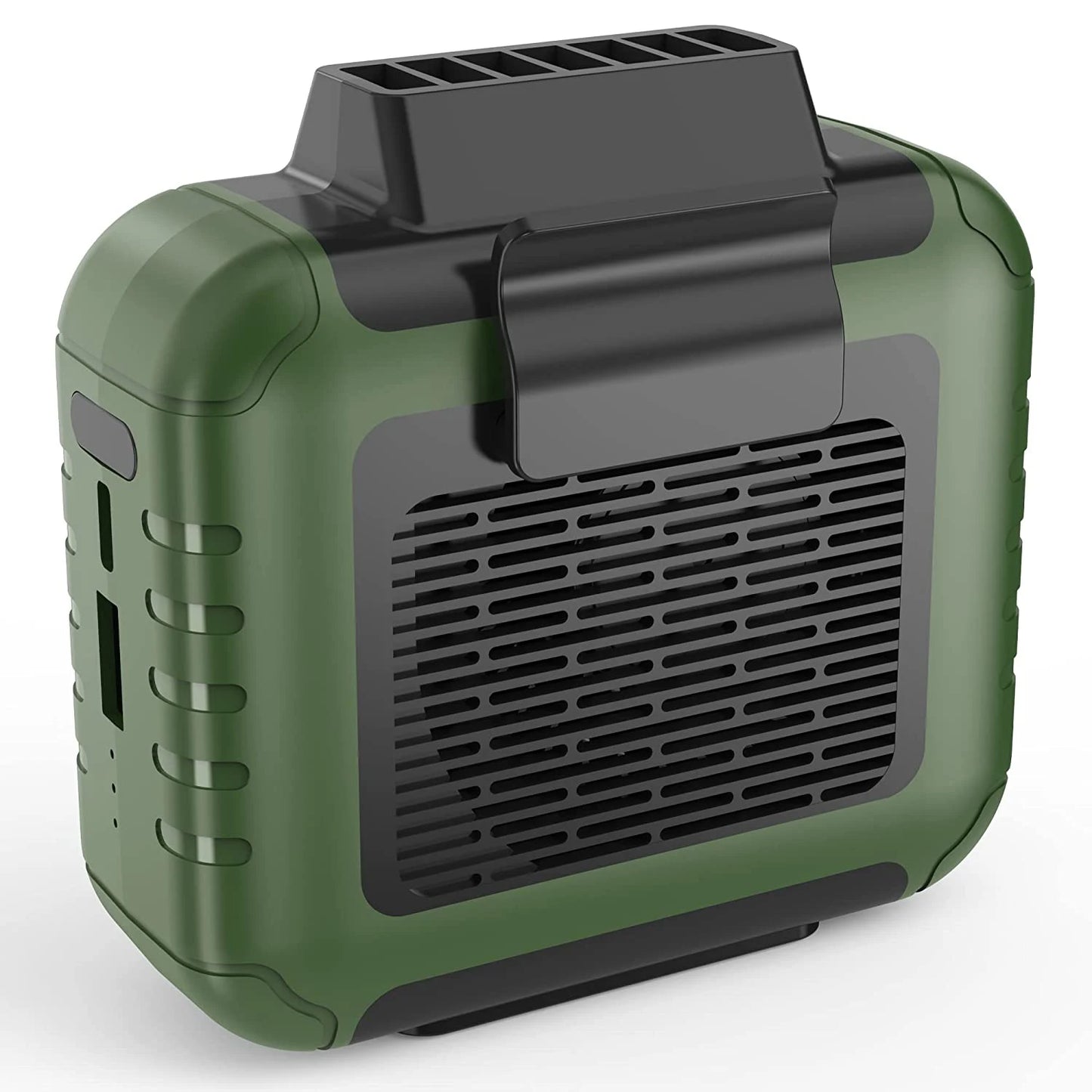 Mini Air Conditioner Waist Clip Fan with 8-24H Neck Fan 3 Speeds USB Rechargeable  Personal cold fan Summer Outdoor Work Jobsite