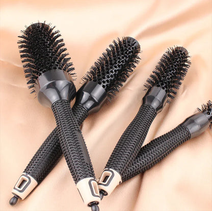 Wholesale High Quality Custom Logo Soft nylon Brush for Salon and home Roll Round Brush Set for Beauty Salon Blower