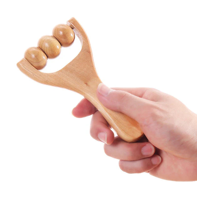 Wooden Massage Roller Portable Massage Tools For Face Neck Muscle Relax Head Foot Massager Stick Body Relaxation Beauty Health