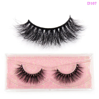 LEHUAMAO Eyelashes 3D Mink Lashes natural handmade volume soft lashes long eyelash extension real mink eyelash for makeup D103