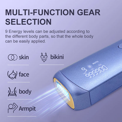 3in1 Portable Laser Hair Removal for Women Cooling Rejuvenation Acne Remove Permanent Bikini Trimmer Free Shipping IPL Epilator
