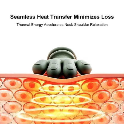 Neck Shoulder Massager Deep Tissue Shiatsu Back Cervical Massage Machine Bionic Heated Fatigue Relief Relax Muscle ﻿3-Level ﻿
