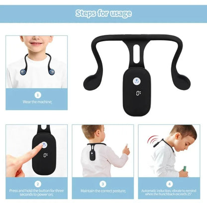 Intelligent Posture Corrector and Trainer for Back Posture Trainer Rechargeable Silicone Automatic Induction Posture Corrector