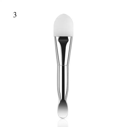 1Double-ended Silicone Face Mask Brush Daub Type Mud Film Special Brush Beauty Makeup Tool Foundation Applicator Concealer Brush