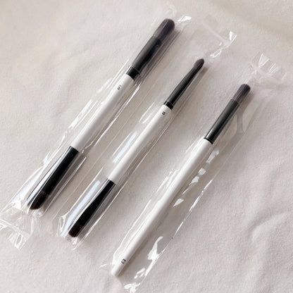 F4 Dual-Ended Synthetic Hair Makeup Brush for Foundation Powder Blush Contour Eyeshadow Concealer