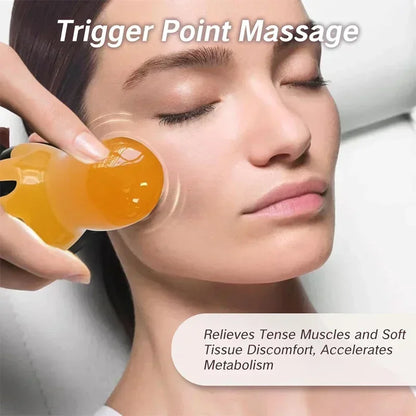 Ergonomic Octopus Head Resin Gua Sha Massager Portable Face Body Scalp Pressure Point Tool Spa Quality Home Travel Use