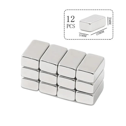 12pcs Crocodile Pattern Nail Magnet Nail Art Cat Eye Snake Skin Wave Geometric Nail UV Attraction Magnets Set Manicure DIY Tool