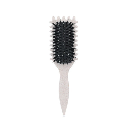Salon Styling Curly Hair Styling Brush Curl Hair Brush for Combing and Shaping Men's and Women's Curls Reduce Pulling Tools