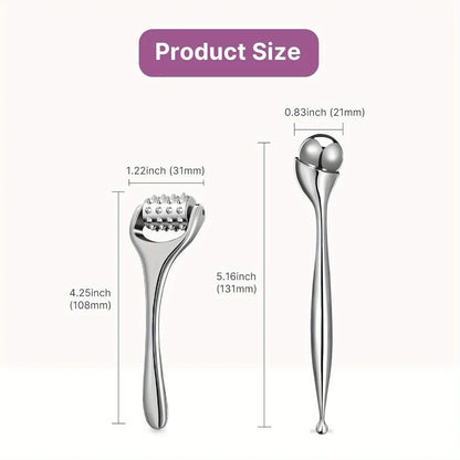 Newest Stainless Steel Full Body Roller Ice Roller Beauty Stick Face Eye Massager Face Firming Lifting Tightening Massage Tools