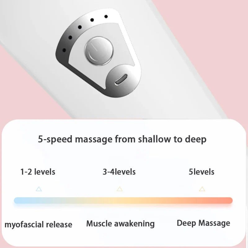 Portable Electric Massage Stick Vibration Massage Gun USB Charging Muscle Relaxation Mini Electric Kneading Vibration Massager