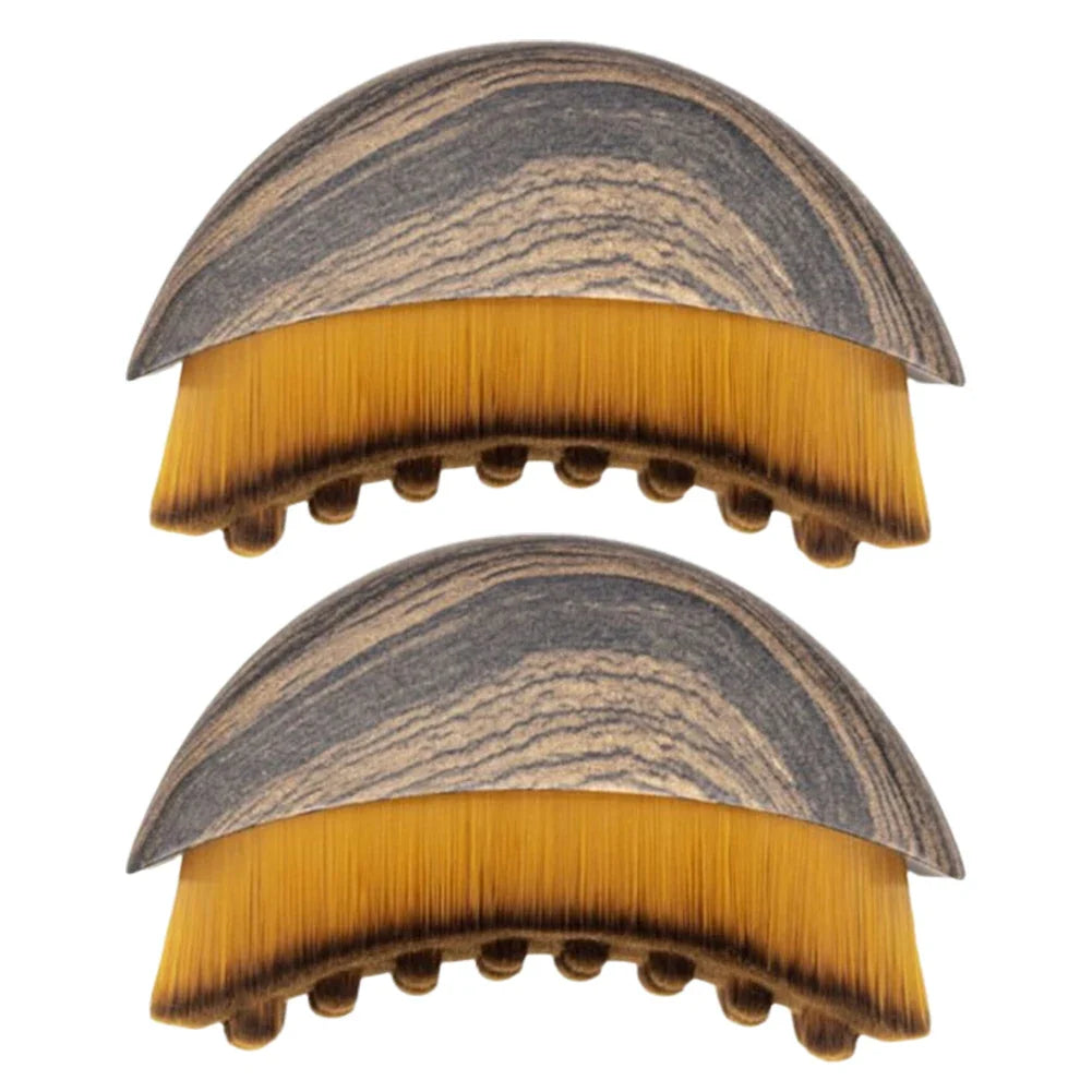 Dry Brushing Face Brush Ergonomic Facial Lymphatic Massage Brush Soft Bristles Contoured Face Sculpting Tool for Home & Spa Use