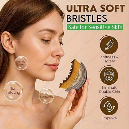 Lymphatic Contour Face Brush,chin &jawline Sculpting,drainage Massager for Face,ergonomically Designed To Fit The Skin Precisely