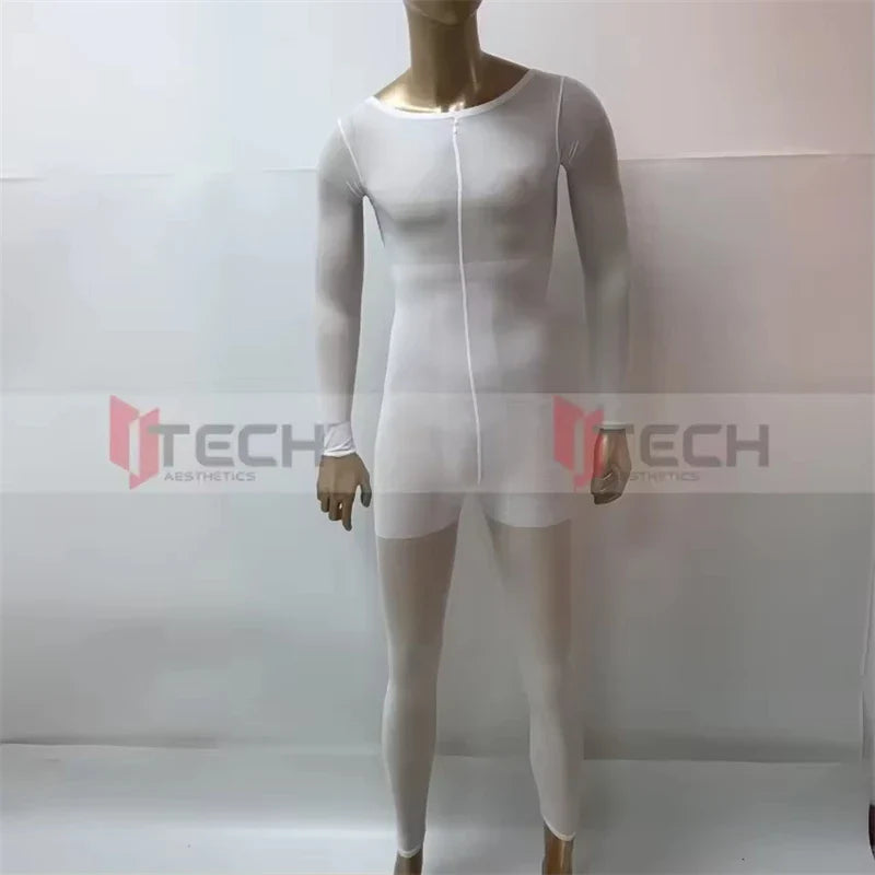 10pcs white bodysuit body suit massage suits disposable vacuum massages costumes for vacuum body massage machine