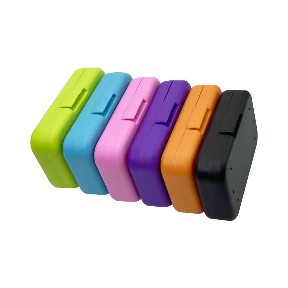 1 Box Dental Cleaning Care Kits Portable Travel Oral Teeth Cleaning Set Detachable Toothbrush Interdental Brush Storage Case