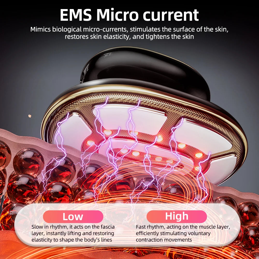 EMS Fat Burner Slim Shaping Device Radio Frequency Body Slimming Machine LED Light Lose Weight Cellulite Body Sculpting Massager