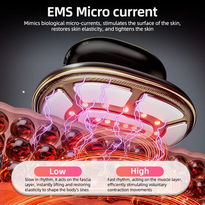 EMS Fat Burner Slim Shaping Device Radio Frequency Body Slimming Machine LED Light Lose Weight Cellulite Body Sculpting Massager