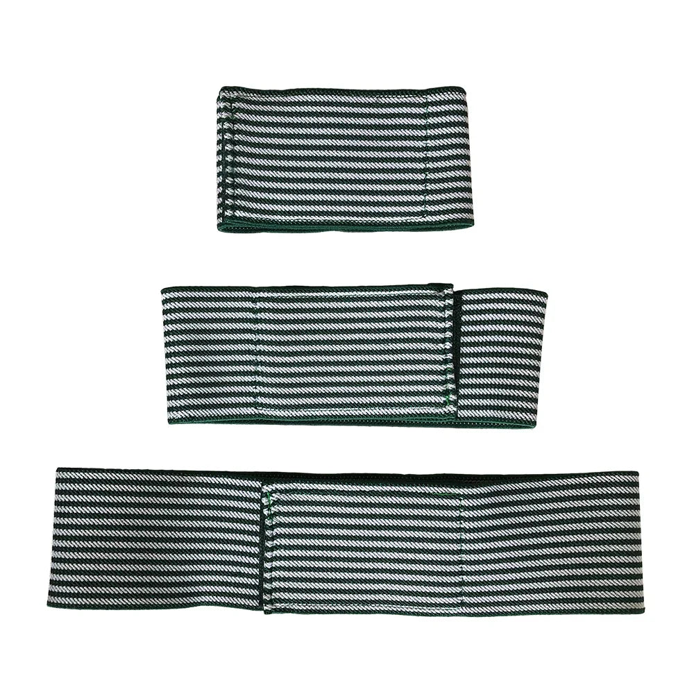 10pcs Microcurrent Conductive Silicone Electrode Pad Fixing Elastic Band Adjustable Stretch Strip for EMS Electro Patch