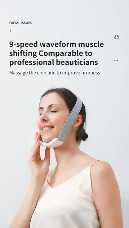 Double Chin Remover Ems Face Lifting Massager Anti Wrinkle Firming Facial Massager V-Face Lift Device Skin Care