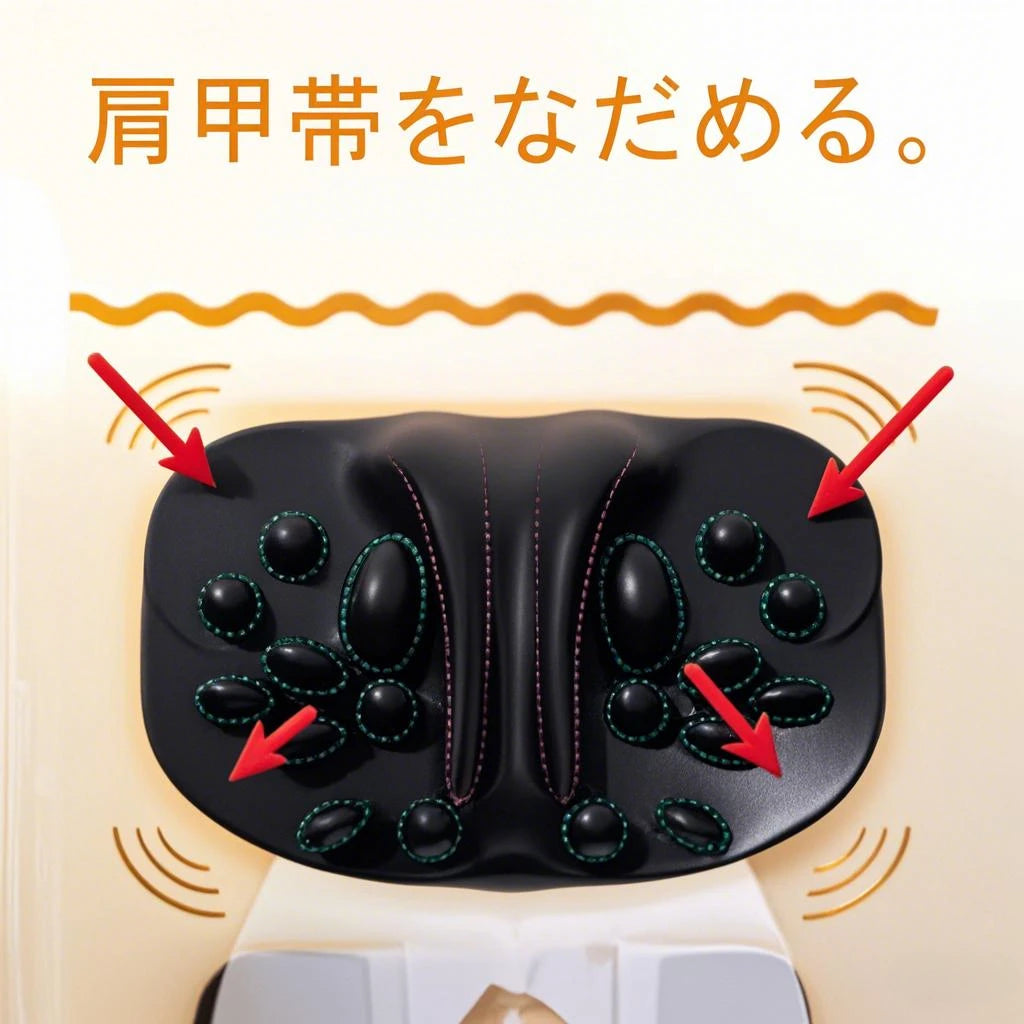 Scapula Massager Relax Promote Blood Circulation Scapula Stretching Muscle Relaxer Acupoint Point Massager Pillow HealthBenefits