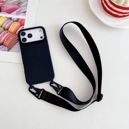 Candy Strap Case For iPhone 17 Pro Max 16E 16 14 15 Plus 13 11 12 Air Crossbody Lanyard Cord Rope Soft Silicone Shockproof Cover