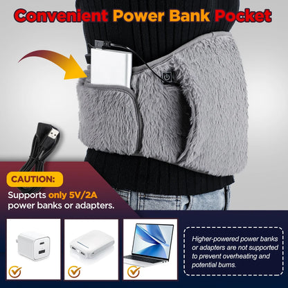 Electric Waist Heating Pad For Body Hand Foot Warmer Waist Abdomen Back Uterus Thermal Heated Blanket Lumbar Support Belt