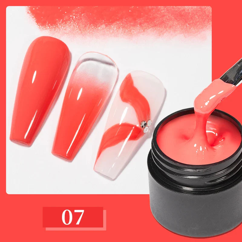 BOZLIN 5ml Sparkling Chameleon Mica Shell Gel Polish Colorful Sequins Manicure Semi Permanent Soak Off Nail Art Gel Varnish
