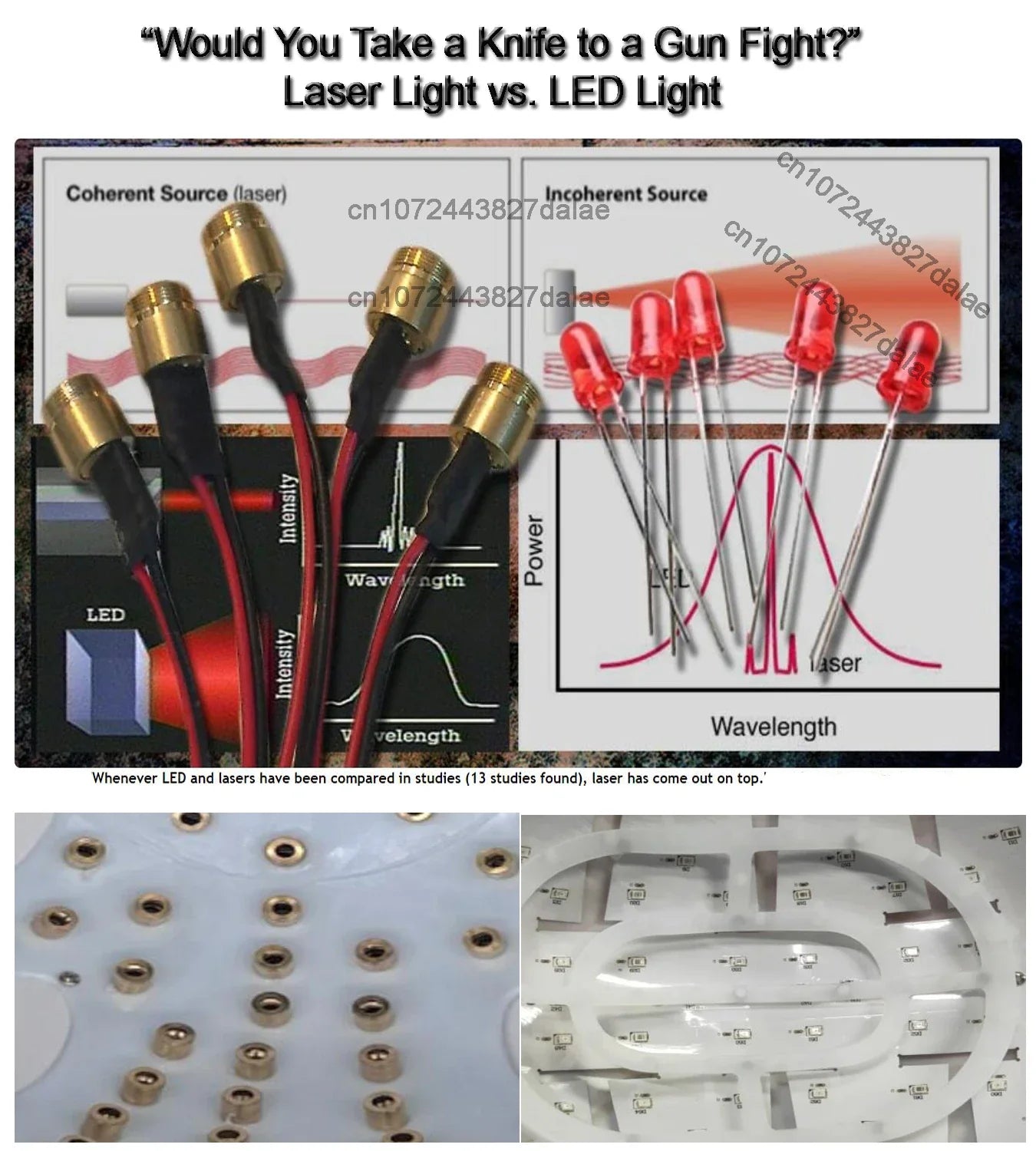 LLLT low leve laser 650nm hair loss products