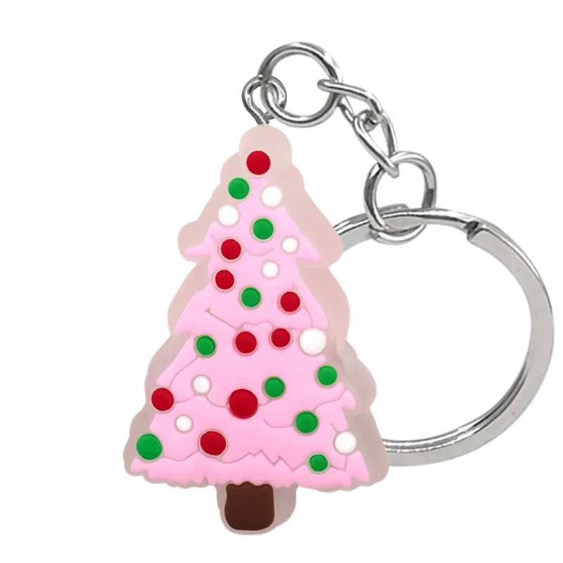 1PCS LED Keychains New Arrival Cute Unicorn Joystick Pig Flower Cat Cow Luminous Keyring Accessories for Car Women Men Key Gifts
