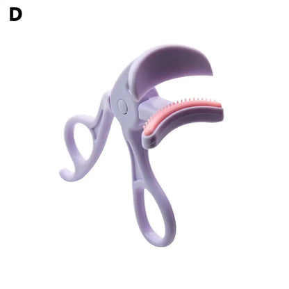 Professional Eyelash Curler Frameless One-clip Curling Comb Tooth Eyelash Curler with Refill Pad Long-lasting Shaping Lash Tools