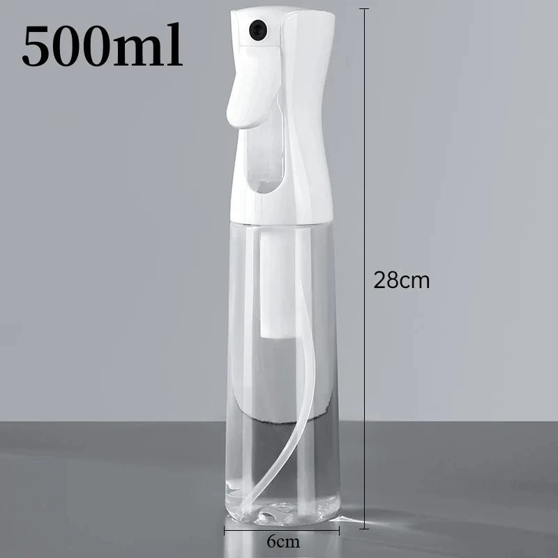 High Pressure Hair Spray Bottle Refillable Bottles Continuous Mist Watering Can Automatic Salon Barber Water Sprayer Hair Tools
